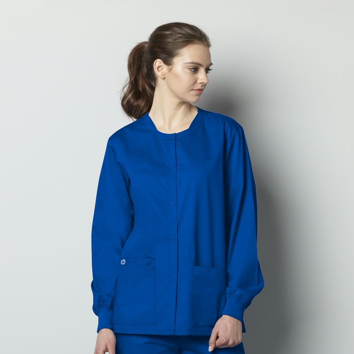 womens royal blue long sleeve smocks, pockets, with pockets, long, sleeve, smocks,  smock, teachers, pharmacy, workers, supermarket, artists, childcare, unisex, womens, women’s, coverage, mens, men’s, long sleeve, sleeved, wonderwink, pharmacists, doctors, lab technicians, salon stylists, artists, day care workers, shop, counter workers, lab, counter, womens smocks, counter coats, vests, fame fabrics, fame vests, waitress, waiter, food service, adults, pockets, art, salons, hairdressers, protection, cover up, wonderwork, cheap, low cost, quality, school, daycare, fabric, 2, pocket, snap, front, cotton, snap front, pocket, church, churches, safety, childcare, uniforms, 